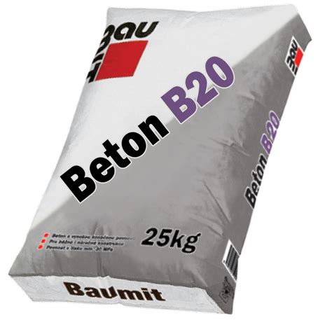 Baumit Beton B20 produkto etiketė ir charakteristikos