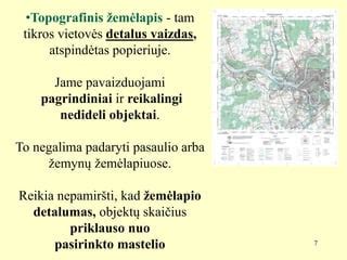 Karjero vietovės žemėlapis ir tvenkinio kontūrai