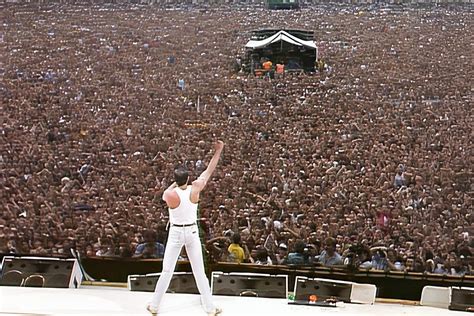 QUEEN Live Aid išskirtinumo iliustracija
