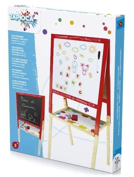 Medinė piešimo lenta su vaikais