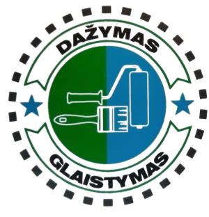Vidaus sienų glaistymo ir dažymo procesas