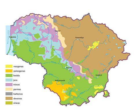 Geologinis telkinio nuotrauka arba infografika apie sluoksnius