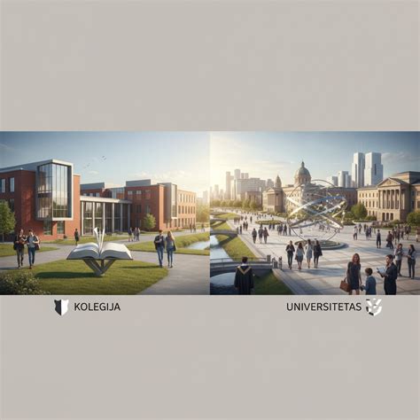 Infografika: Plataus profilio studijų samprata ir skirtumai tarp kolegijų ir universitetų