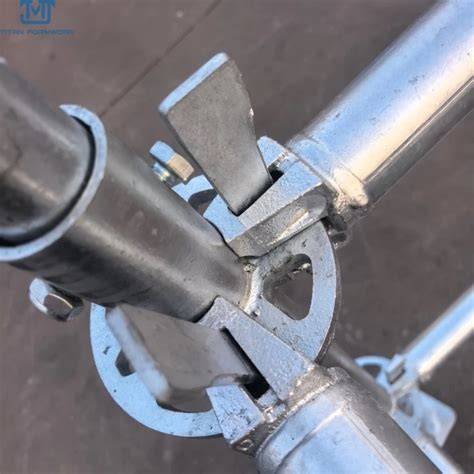 Infografika: Ringlock pastolių pagrindiniai komponentai ir fiksavimo mechanizmas