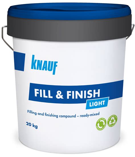 Knauf Fill Finish Light techninė charakteristika scheme