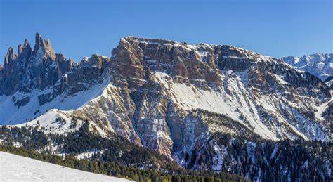 Dolomitų panorama iš viršūnės