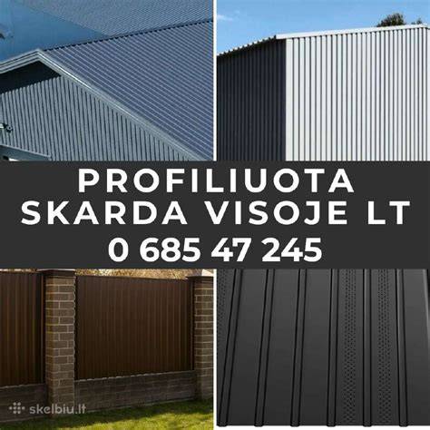 Profiliuota cinkuota skarda ir trapecinė skarda stogui