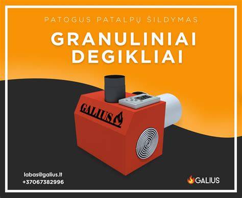 Garsus granulių degiklių gamintojas “Galius” rekomenduoja automatinį šildymą bei taupymą