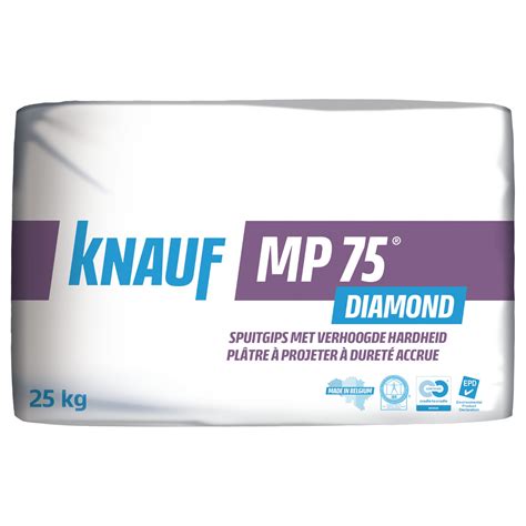 Knauf tinkų gaminių asortimentas: MP 75, Rotband, Rotband Plus, MP 75 Diamant