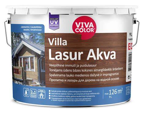 Spalvų paletė Vivacolor Villa Akva ir Villa Lasur akcentai