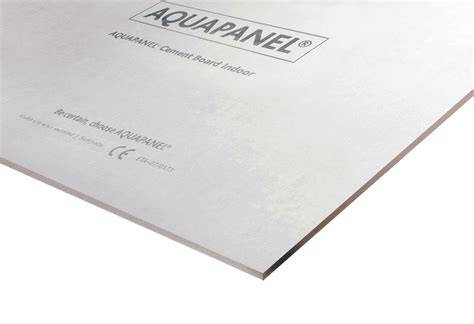 Aquapanel Cement Board Indoor plokštės - naudojimo pavyzdys šlapiuose patalpose.