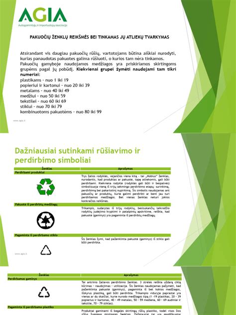Silikono produktų pakuotės ir ženklinimas