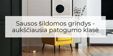 Infografika: kaip veikia šildomos grindys