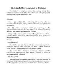 Infografika: Vokietijos kalbos regioniniai skirtumai ir pagrindiniai terminai grindims