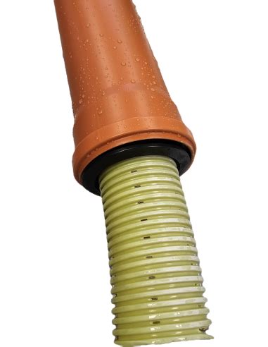 Vizualizacija kanalizacijos vamzdžio su kamščiu