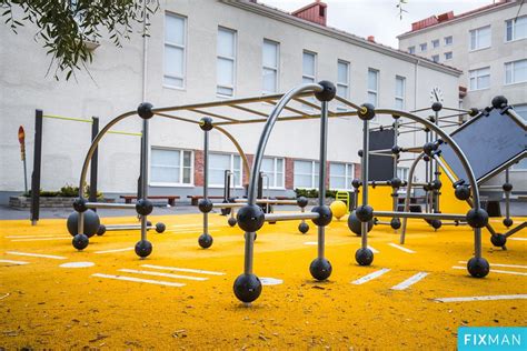 Sporto aikštelės su polipropileno plokštėmis pavyzdys