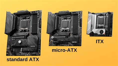 schema pagrindinės plokštės formatai ATX mATX Mini-ITX