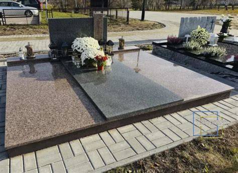 Flower granito plokštės nuotrauka kapams - šviesus, lengvas dizainas