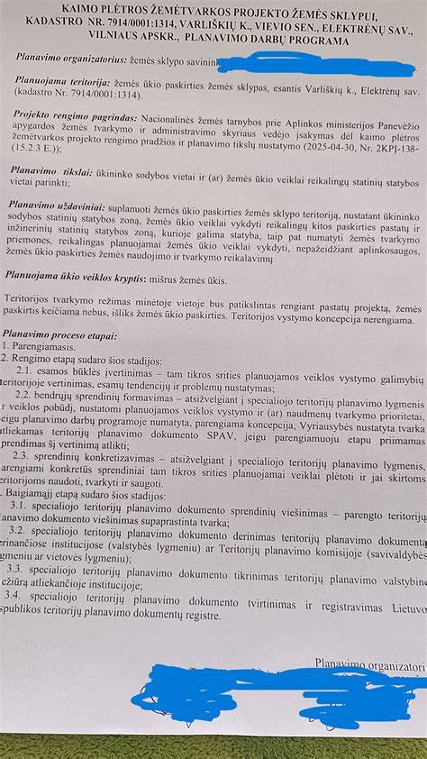 Žemės darbų planavimo schema