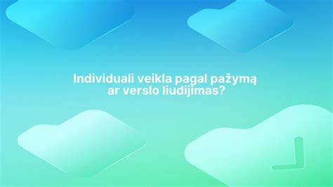 Infografika: Verslo liudijimas vs. Individuali veikla pagal pažymą - pagrindiniai skirtumai