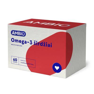 Omega-3 nauda širdžiai