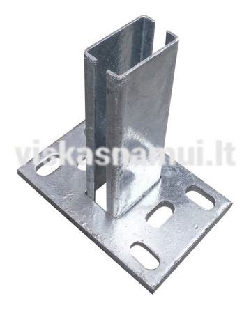 Stulpo tvirtinimo pagrindas nuotrauka - 60x40 stulpeliui