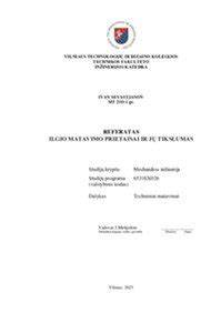 Gijos išklotinė - matavimo tikslumas ir montavimo etapas
