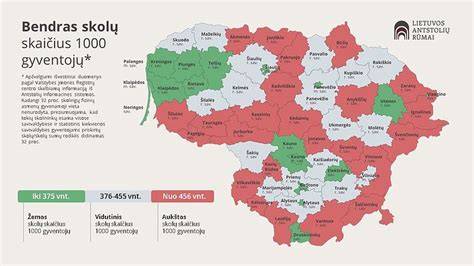 Žemėlapis: skarda regionuose ir tiekimo sandėliai