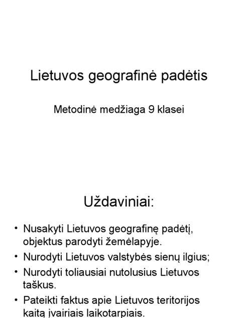 Geografinė Lietuvos paslaugų aprėptis