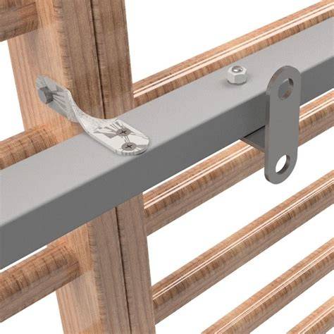 Geometrinė schematis nuoroda: sijos tvirtinimo vietos ir apkrovos zonos