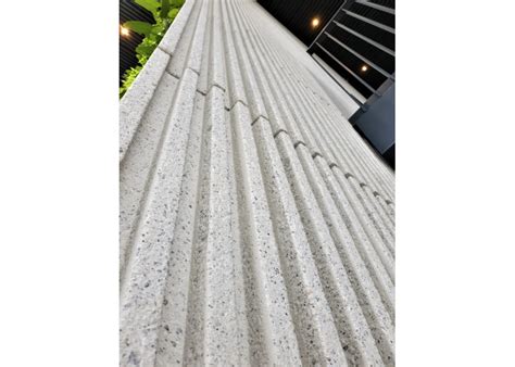 Skirtingi betono spalvų ir tekstūrų variantai