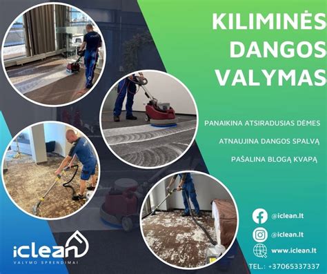 Profesionalus kiliminės dangos valymas