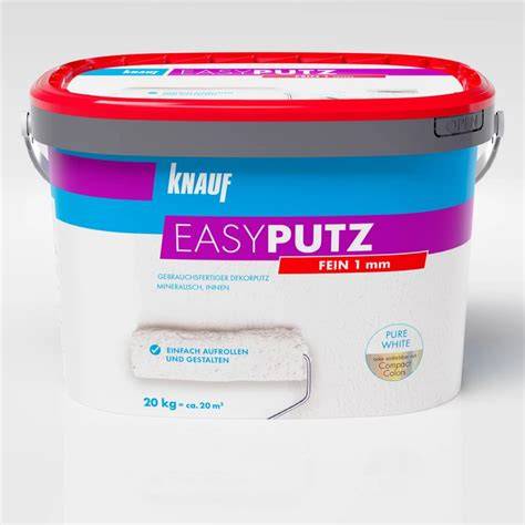 Dekoratyviniai Knauf Easy-Putz tinko pavyzdžiai