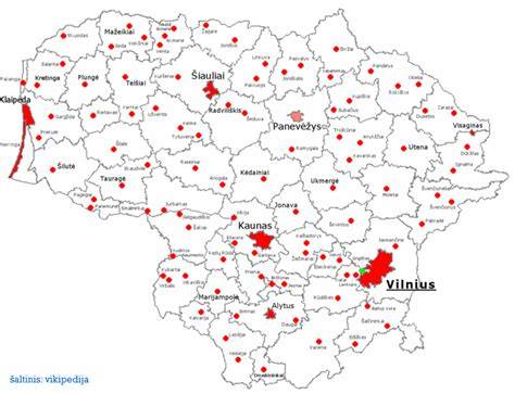 Mapa: Lietuvos miestų salonai ir kur rinktis Dubingiai.lt