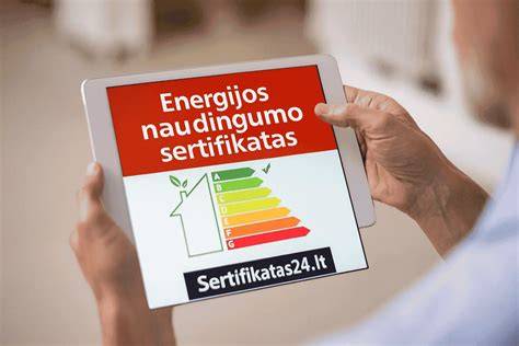 Energinio naudingumo sertifikavimo praktikos schema