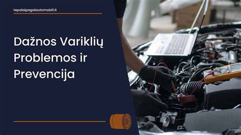 Infografika: dažniausiai pasitaikantys variklio užvedimo gedimai