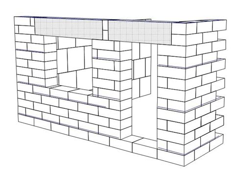 Montavimo schema akyto betono sąramai