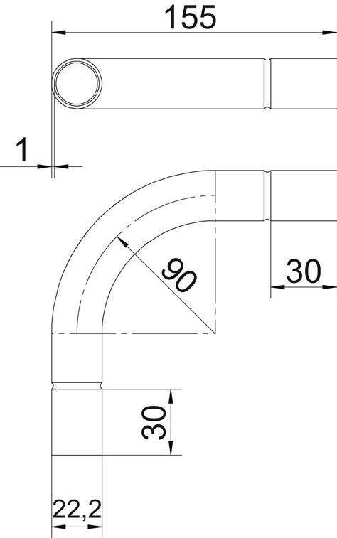 Vamzdžių alkūnės kampų klasifikacija schema