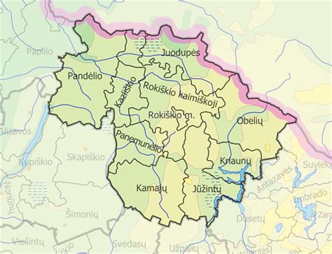 Rokiškio rajono kelių prioritetų žemėlapis