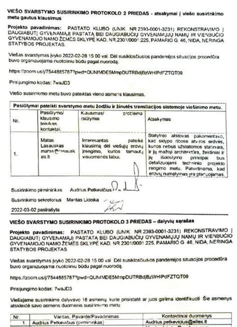 Skelbimų lenta ir viešo svarstymo procesas