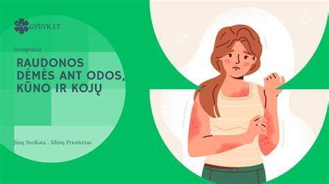 Odos ir rankų valymo iliustracija