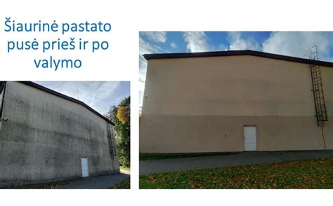 Skirtingų paviršių valymo metodų comparison