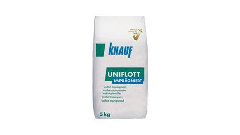 Infografika apie Knauf Uniflott komponavimą tarp plokščių ir siūlių glaistymo