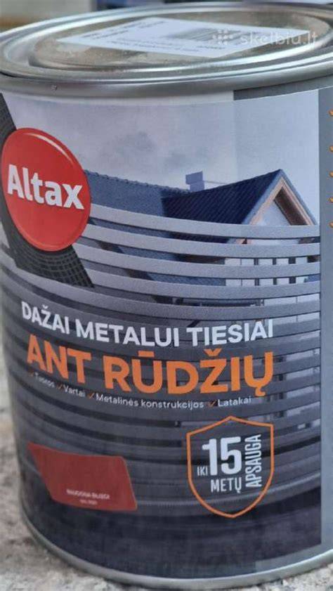 Rūdžių susidarymas ant plieno ir aliuminio paviršių
