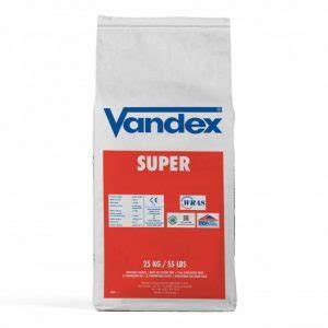 Vandex SUPER ant betono eskizų diagrama