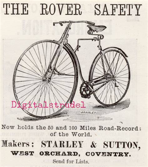 Vaizdas: Rover Safety Bicycle ir Dunlopo padanga