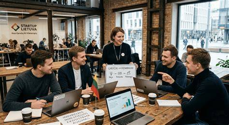 Infografika: Startuolių kelias nuo idėjos iki sėkmingos įmonės