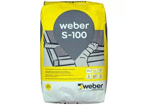 Weber S 100 sausas betono mišinio vizualinis aprašas