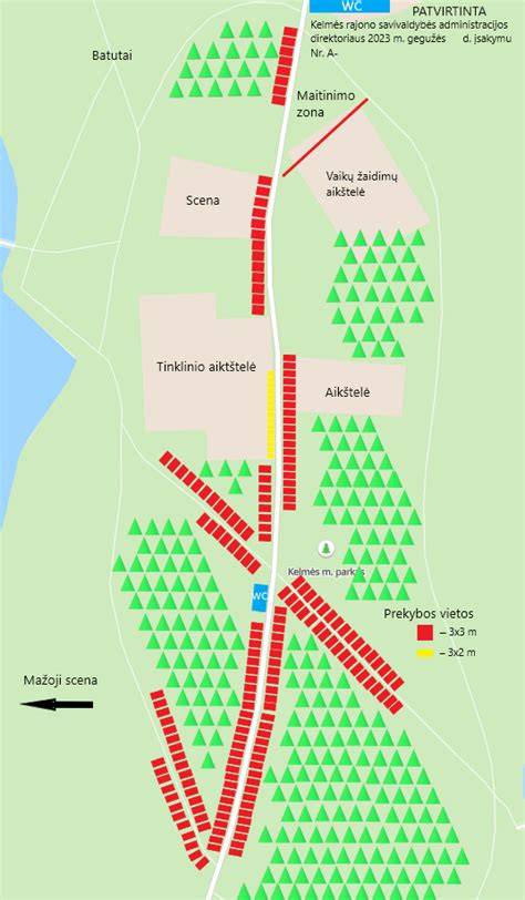 Kontaktų tinklo schema: atstovų ir prekybos vietų pasiskirstymas
