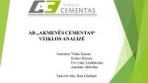 Infographic: Akmenės cementas veiklos grandinė ir modernizacijos etapai